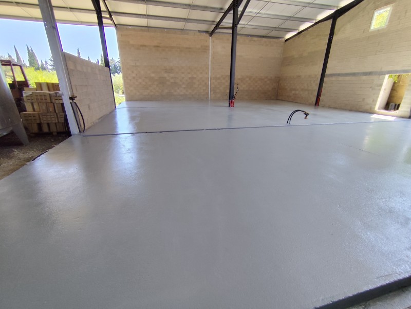 Résine époxy pour Cave vinicole à Montfrin dans le Gard pour un Professionnel 