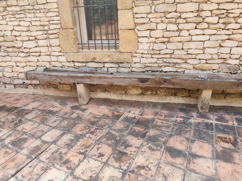 Rénovation Terrasse en Terres Cuites au Tholonet dans le Pays d'Aix en Provence 
