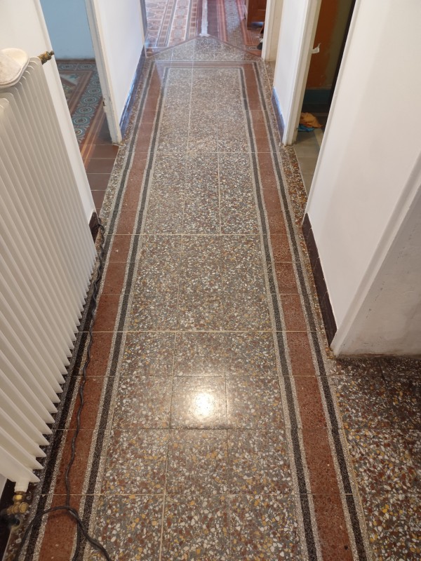 Rénovation d'un sol en Terrazzo chez un particulier à Nîmes dans le Gard 