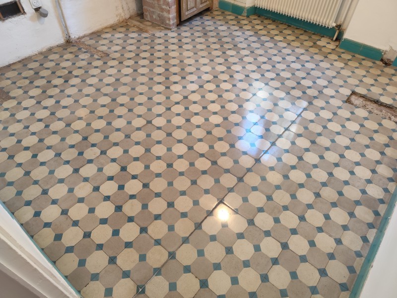 Rénovation carreaux de ciment dans un Hôtel Particulier à Aix-en-Provence dans les Bouches du Rhône